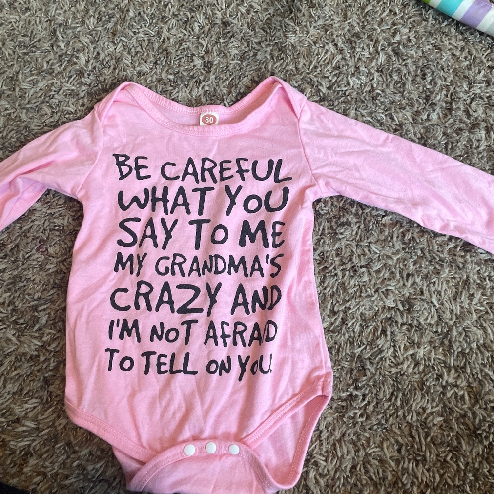 Cute baby one piece shirt
